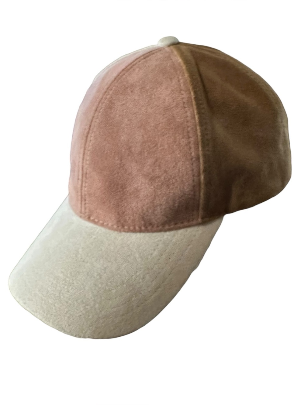 Free People Ace Patchwork Suede Baseball Hat
